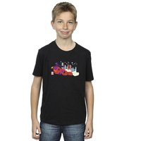 Disney Boy's Big Hero 6 Baymax Hiro Bridge T-Shirt in Black | Size: 3-4 Years