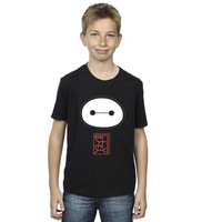 Disney Boy's Big Hero 6 Baymax Icon T-Shirt in Black | Size: 12-13 Years