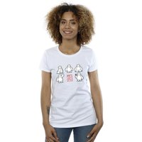 Disney Women's Big Hero 6 Baymax Many Poses Cotton T-Shirt in White | Size: Medium