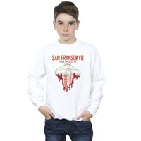 Disney Boy's Big Hero 6 Baymax San Fransokyo Heart Sweatshirt in White | Size: 9 Years