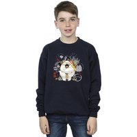 Disney Boy's Big Hero 6 Baymax Group Hug Sweatshirt in Navy | Size: 12-13 Years