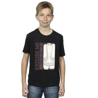 Disney Boy's Big Hero 6 Baymax Excuse Me Some Air T-Shirt in Black | Size: 3-4 Years