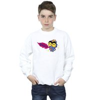 Disney Boy's Big Hero 6 Baymax Fred Fired Up Sweatshirt in White | Size: 12-13 Years