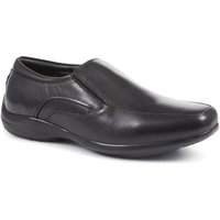 Wide Fit Leather Slip On Shoes
