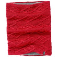 Jack Wolfskin Women's Plait Loop Snood in Red
