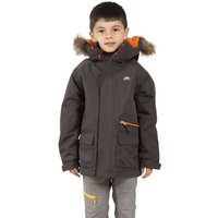 Trespass Upbeat Parka in Dark Grey | Size: 3-4 Years