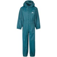 Trespass Button Rain Suit in Teal | Size: 3-4 Years