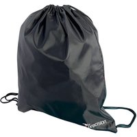 Precision Men's Plain Drawstring Bag in Black