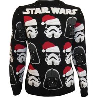 Vader & Trooper Face Knitted Christmas Sweatshirt