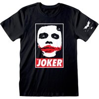 DC Comics Men's Poster T-Shirt in Black | Size: Small