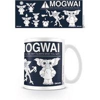 Gremlins Rules Mogwai Mug in Off-White