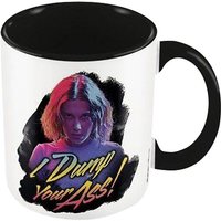 Stranger Things I Dump Your Ass Retro Mug in Off-White