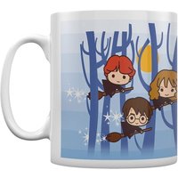 Harry Potter Flying Chibi Mug in White