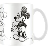 Disney Sketch Process Mickey Mouse Mug in White