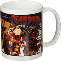 Deadpool Insufferable Comic Mug in Off-White