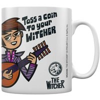The Witcher Toss A Coin Mug in White