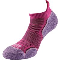 1000 Mile Women's Run Socks Pack of 2 in Dark Pink | Size: Medium