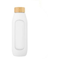 Avenue Glass 600ml Water Bottle in White