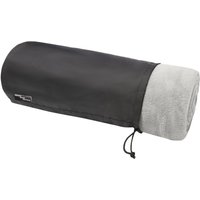Seasons Lily Fleece Blanket in Grey