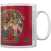 Steven Rhodes My Imaginary Friends Mug in Red