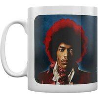 Jimi Hendrix Both Sides Of The Sky Mug in Dark Red