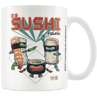 Vincent Trinidad Sushi Squad Mug in White