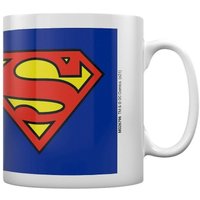 Superman Shield Mug in Duck Egg Blue