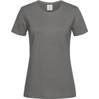 Stedman Classics Women's Stedman Classic Tee in Grey | Size: XS