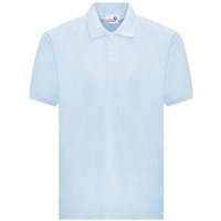 Academy Pique Polo Shirt Blue