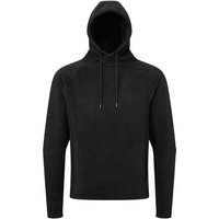 TriDri Men's Microfleece Hoodie in Black | Size: 2XL
