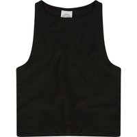 SF Minni Girl's Crop Top in Black | Size: 5-6 Years