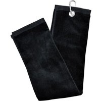 Longridge Golf Towel in Black