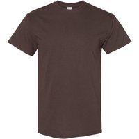 Gildan Men's Heavy Cotton Short Sleeve T-Shirt in Chocolate | Size: XL