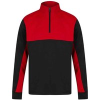 Finden & Hales Quarter Zip Fleece Top in True Black | Size: 9-10 Years