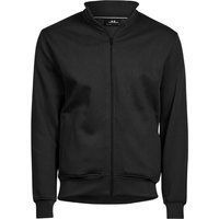 TEE JAYS Men's Full Zip Jacket in Black | Size: Medium