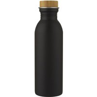 Green Concept Kalix Stainless Steel 650ml Sports Bottle in Black