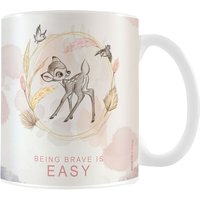 Bambi Being Brave Is Easy Mug in White