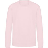 AWDis Just Hoods Sweatshirt in Baby Pink | Size: 1-2 Years