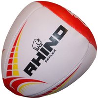 Rhino Reflex Rugby Training Ball in White