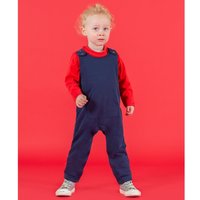 Larkwood Cotton Dungarees in Navy | Size: 12-18 m