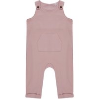 Larkwood Cotton Dungarees in Pink | Size: 12-18 m