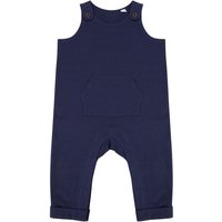Larkwood Cotton Dungarees in Navy | Size: 24 m
