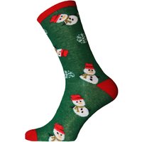 RJM Men's Christmas Socks in Green | Size: 7-11