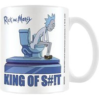 Rick & Morty King Of Mug in White