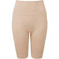 TriDri Women's Melange Melange Seamless 3D Cycling Shorts in Nude | Size: Medium