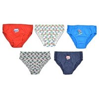 Tom Franks Boy's T- Vehicles Briefs (Pack Of 5) in Red | Size: 7-8 Years