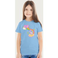 Care Bears Best Friend & Cheer Bear Text T-Shirt in Light Blue | Size: 5-6 Years