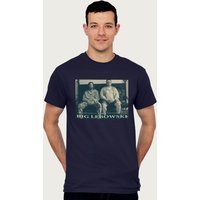 The Big Lebowski Men's The Dude & Walter Sofa T-Shirt in Navy | Size: 2XL