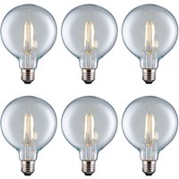 G125 Globe E27 LED Straight Filament Dimmable Light Bulb Pack Pack 3