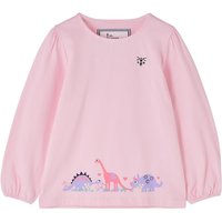 Lighthouse Clothing Girl's Lottie Long Sleeved Tunic Top Dress Shirt in Pink | Size: 7-8 Years